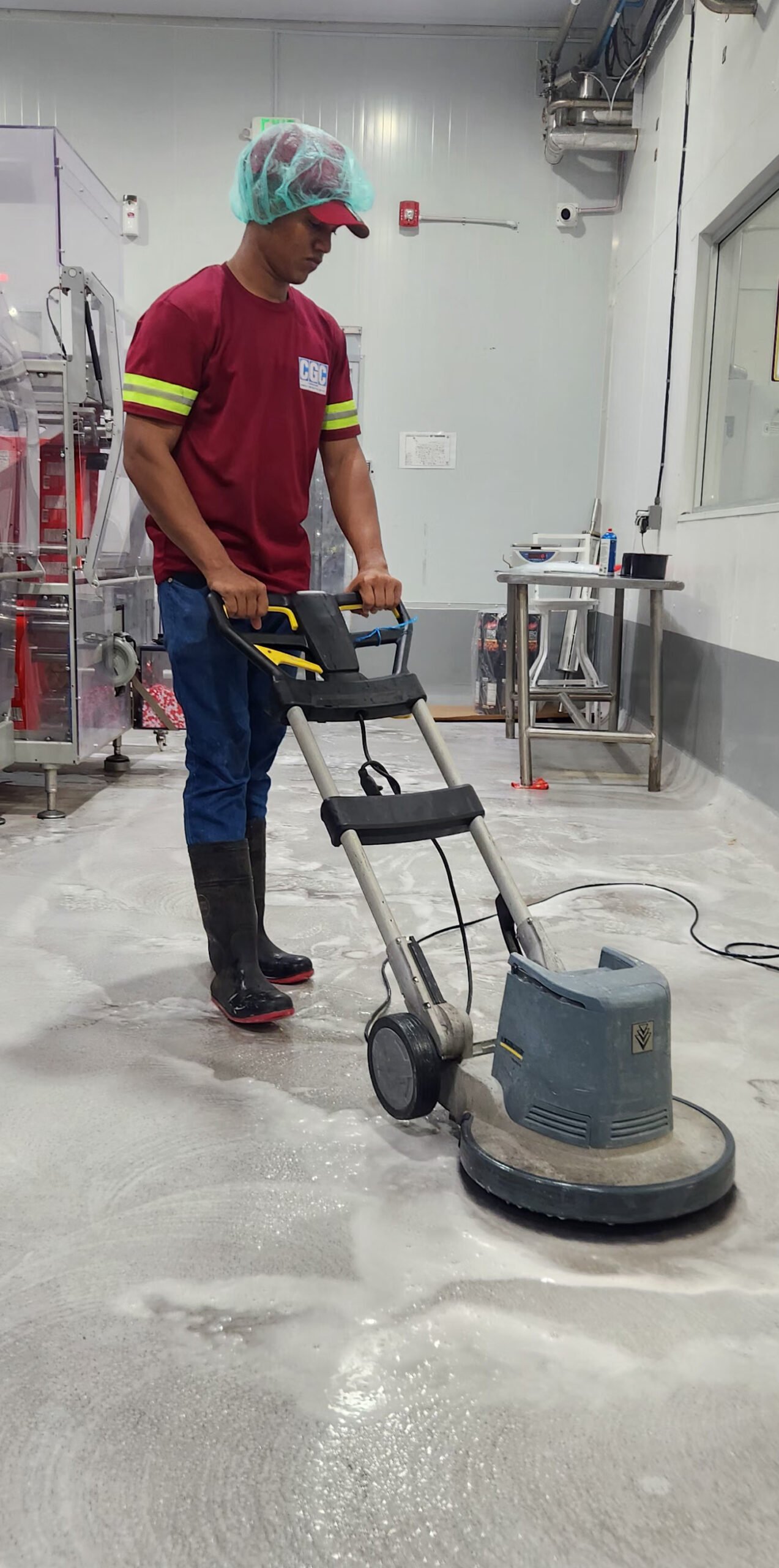 Epoxy Floor Scrubbing